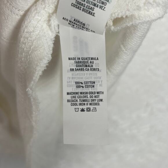 Aerie The Sneak Peek T-Shirt in White NWT Size XXL - Picture 5 of 5